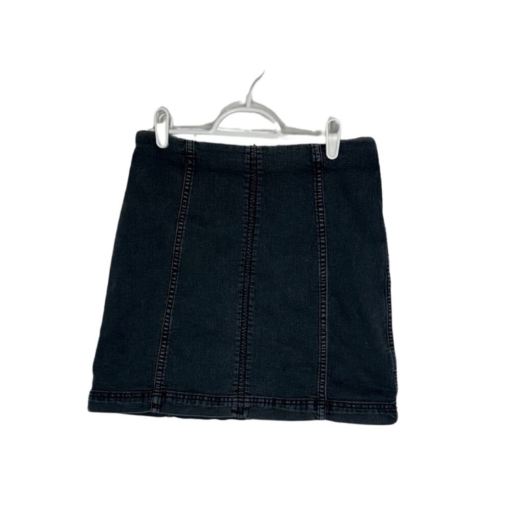 Free People Denim Jean Mini Skirt S30